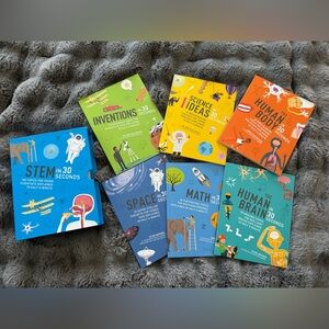 Bundle of 6 STEM in 30 seconds books for kids